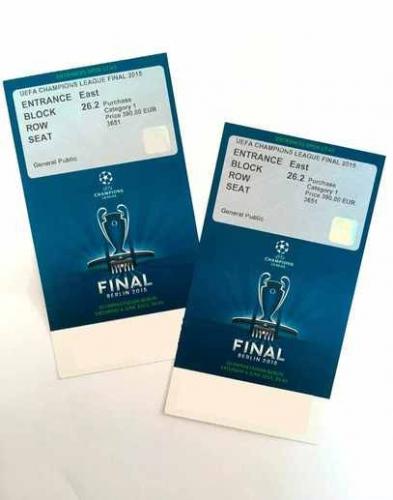 UEFA Champions League 2015 Finales Entradas  - Imagen 2