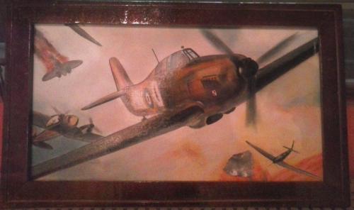 Fragmento de avión Spitfire MK1 caído duran - Imagen 1