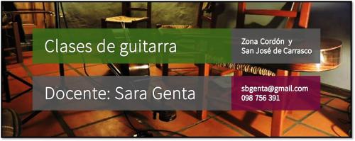 Clases de guitarra a cargo de Sara Genta   Cl - Imagen 1