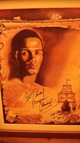 Cuadro de Félix Tito Trinidad boxeador resal - Imagen 1