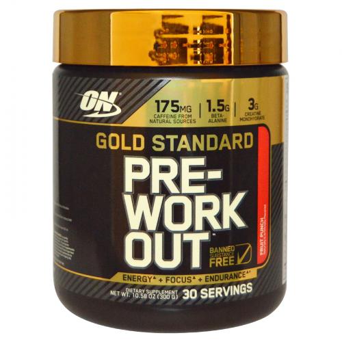 Gold Standard Pre Workout  Fruit Punch (105 - Imagen 1
