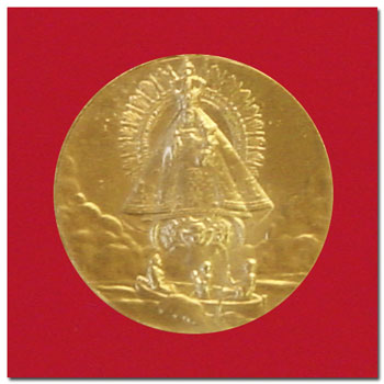 Medallas CARIDAD DEL COBRE oro y plata  MEDAL - Imagen 2