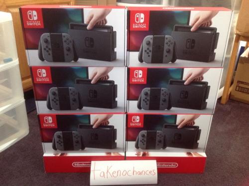 NINTEND0 Switch  32GB Gray Console (with Gre - Imagen 1