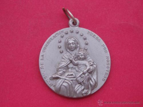Medalla virgen de la consolación oro y plata - Imagen 3