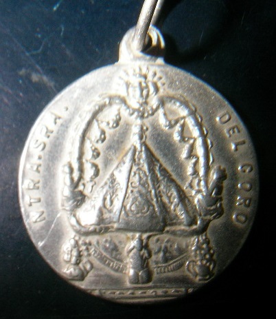 medalla virgen del Coro Medalla y cruces virg - Imagen 1