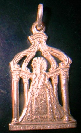 Medalla virgen del carrascal en oro y plata   - Imagen 1