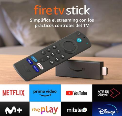 Fire TV Stick(incluye controles del TV) con  - Imagen 1