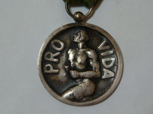 Medalla antigua Sociedad Pro Vida año 1938  - Imagen 1