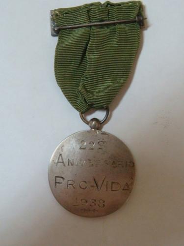 Medalla antigua Sociedad Pro Vida año 1938  - Imagen 2