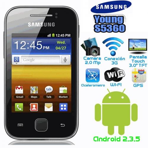 Vendo Samsung Young s5360 (Totoro)poco uso  I - Imagen 3