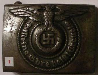 3 Original German Waffen SS Buckles (Rodo) 1 - Imagen 3